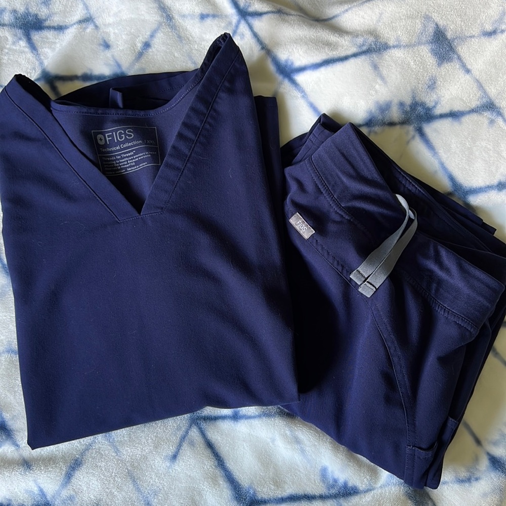 Figs scrub set, Navy.